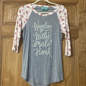 Judith March baseball tee